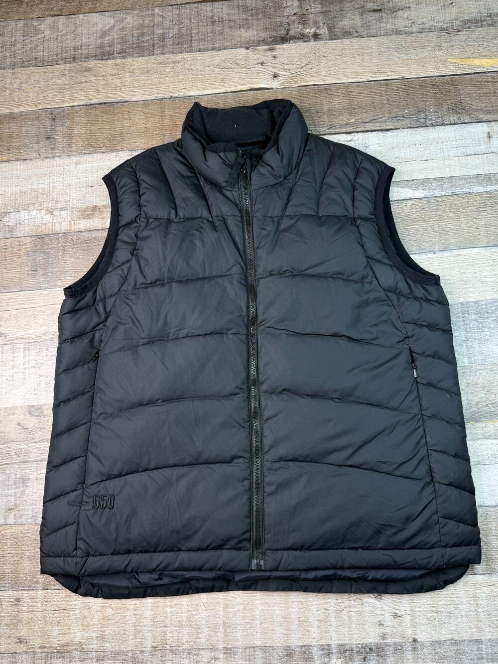 Cabela's Premier Northern Men's M 650 Fill Goose Down Puffer Vest Black Winter